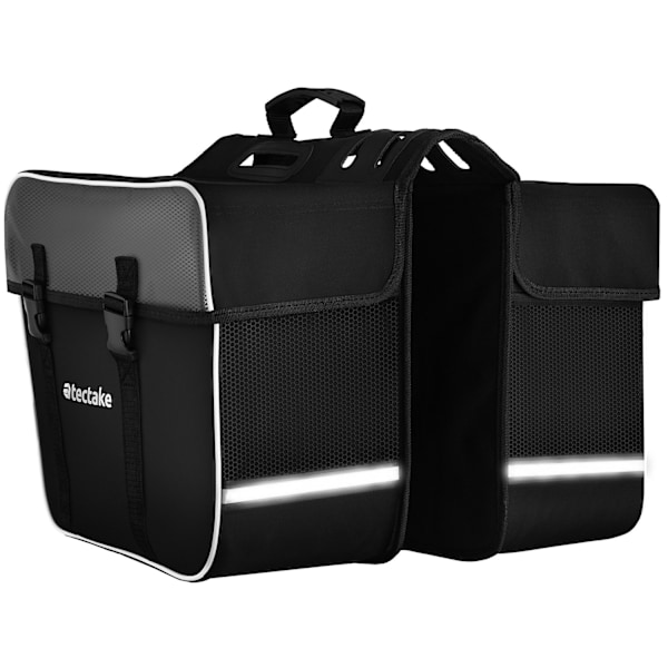 tectake cykeltasker 35 liter Black