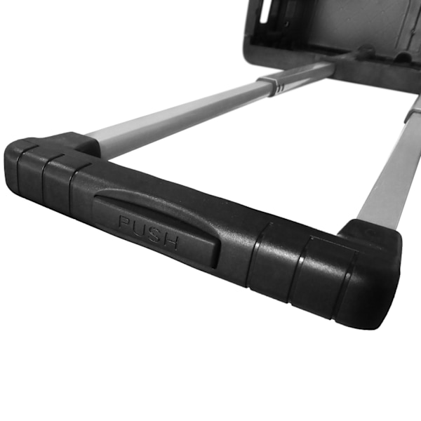 tectake Indkøbstrolley foldbar Black
