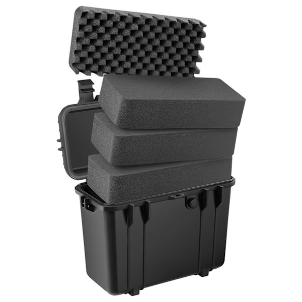 tectake Kuffert AL Black