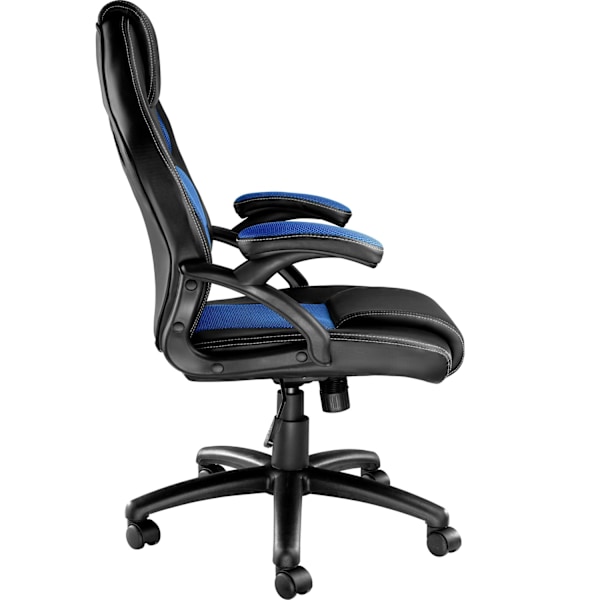 tectake Gamerstol Mike -  sort/blå Blue