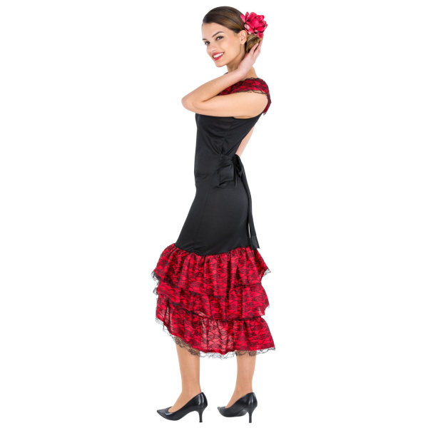 tectake Tango danserinde kostume Red S
