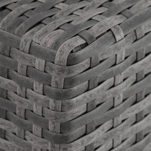 tectake Polyrattan loungesæt München -  grå Grey