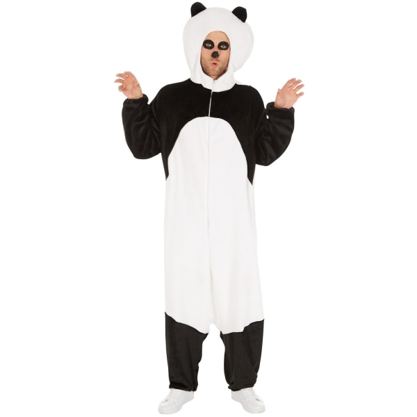 tectake Unisex kostumet Panda White XL