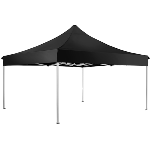 tectake Easy up pavillon Olivia 3x3 m med 4 sidestykker -  sort Black