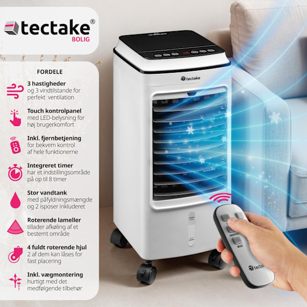 tectake Ventilator White