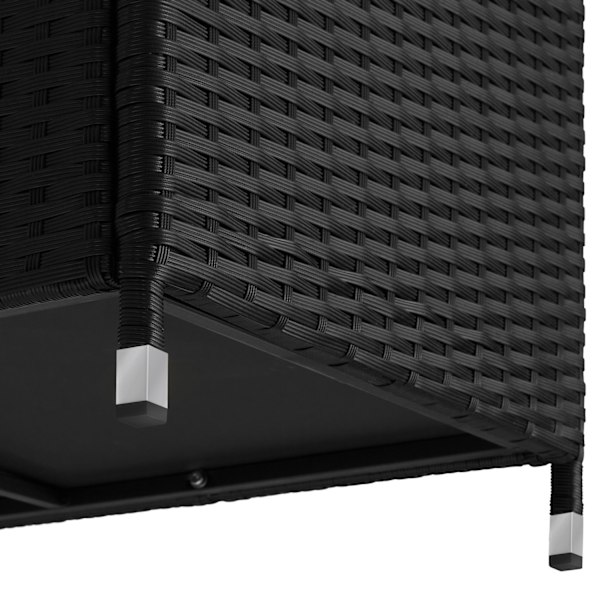 tectake Hyndeboks Kiruna, 270l -  sort Black