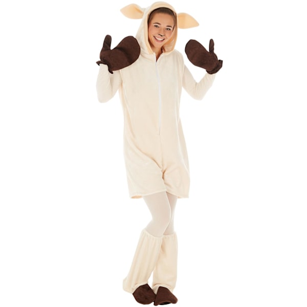 tectake Unisex kostume Får Beige L