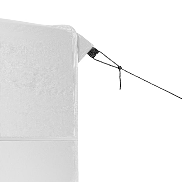 tectake Easy up pavillon Olivia 3x3 m med 4 sidestykker -  hvid White