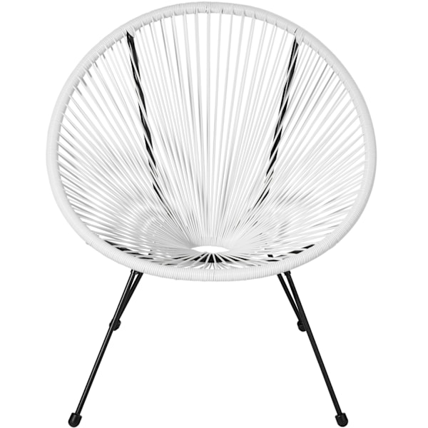 tectake 2 Havestole Santana -  hvid White