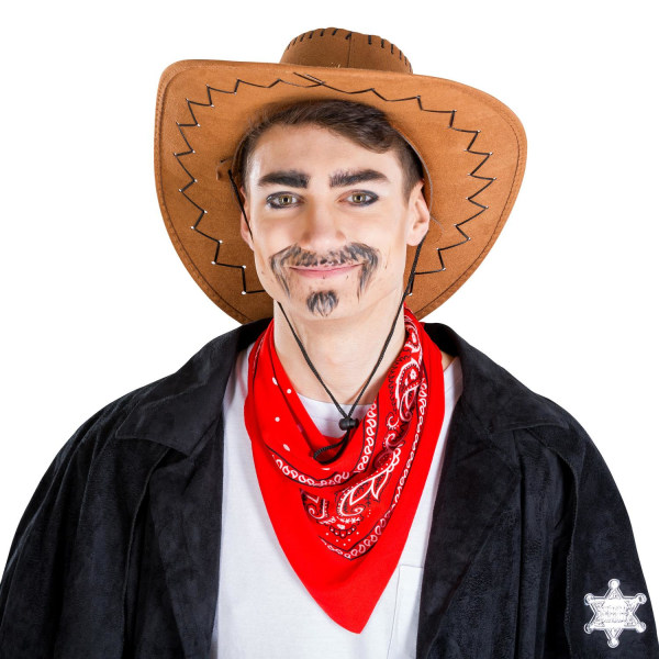 tectake Cowboy Willy kostume Black L