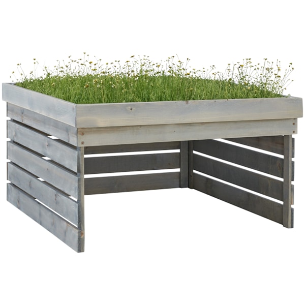 tectake Robotplæneklipper garage Hortus Grey