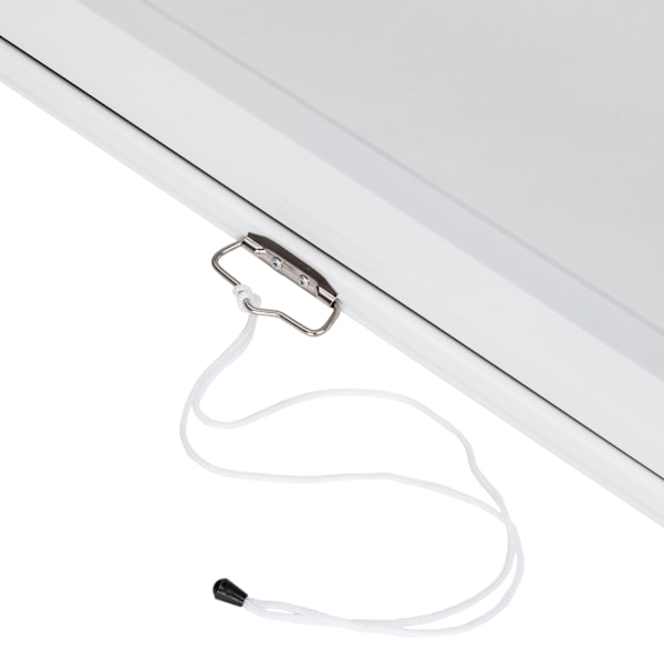 tectake Projektorlærred HDTV - 152 x 152 cm 152 x 152 cm White