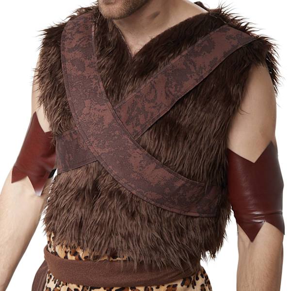 tectake Stenaldermand kostume Brown M