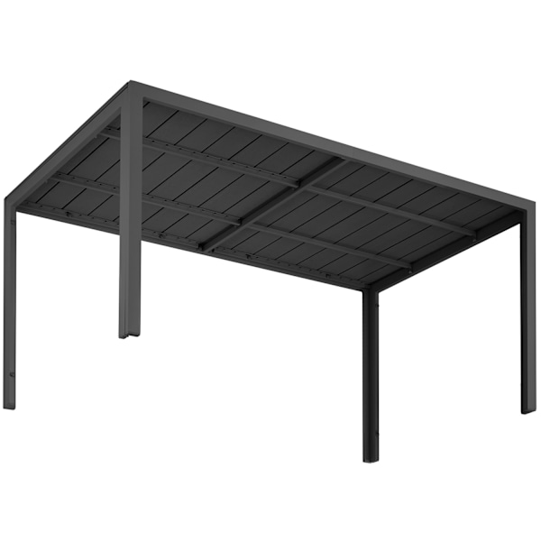 tectake Havebord Bianca 150x90x74,5cm -  sort/sort Black