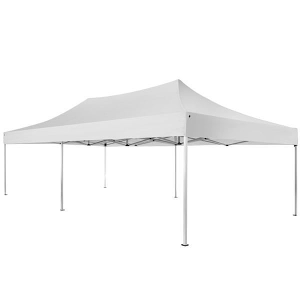 tectake Easy up pavillon Viola 3x6 m med 2 sidestykker -  hvid White