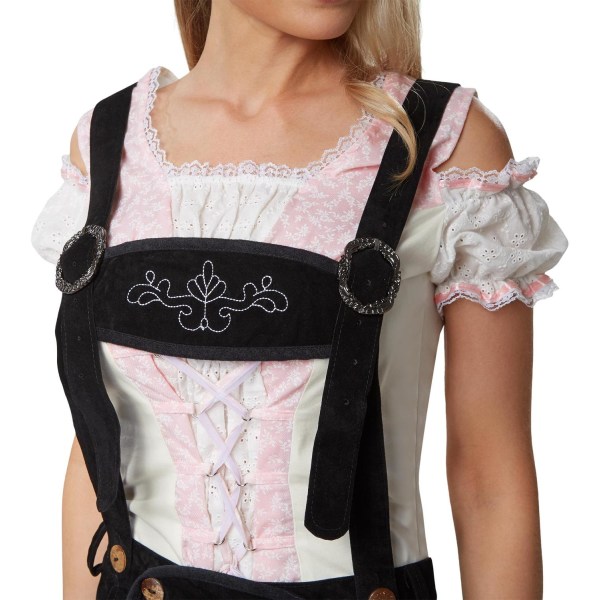 tectake Lederhosen Stuttgart Black XXL