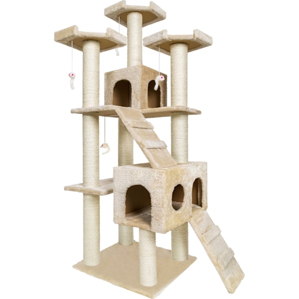 tectake Kradsetræ Karl -  beige Beige