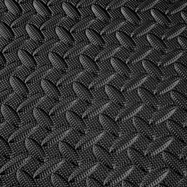 tectake Fitnessgulv med 12 brikker -  sort Black