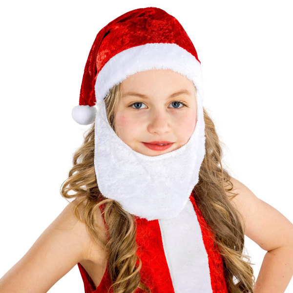 tectake Sød julepige børnekostume White 128 (8-10y)