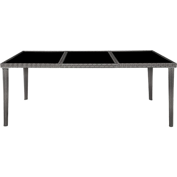 tectake Polyrattan loungesæt Menorca -  grå Grey