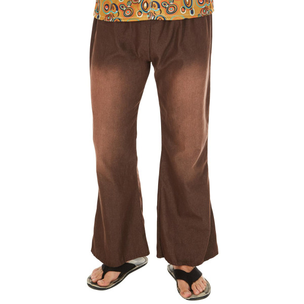 tectake Hippie John kostume Brown S