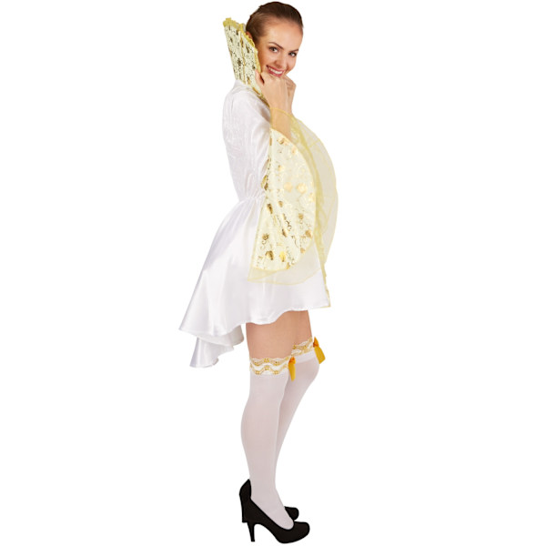 tectake Kejserinde kostume White XL
