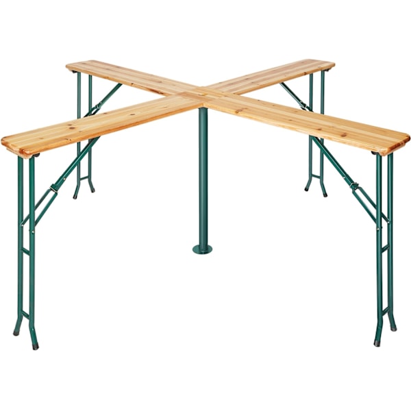 tectake Ståbord Quattro - til øltelt Brown