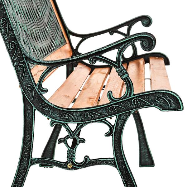 tectake Havebænk Tamara 128x51x73cm Brown