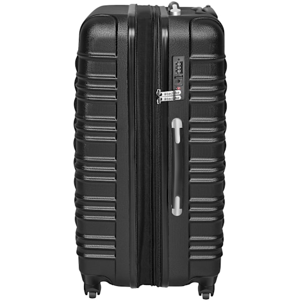 tectake Kufferter, sæt med 4 dele -  sort Black one size