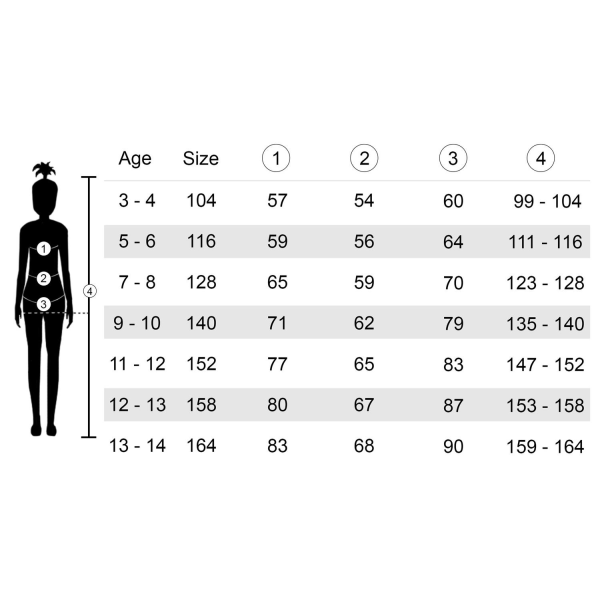 tectake Body til børn lilla Purple 152 (11-12y)