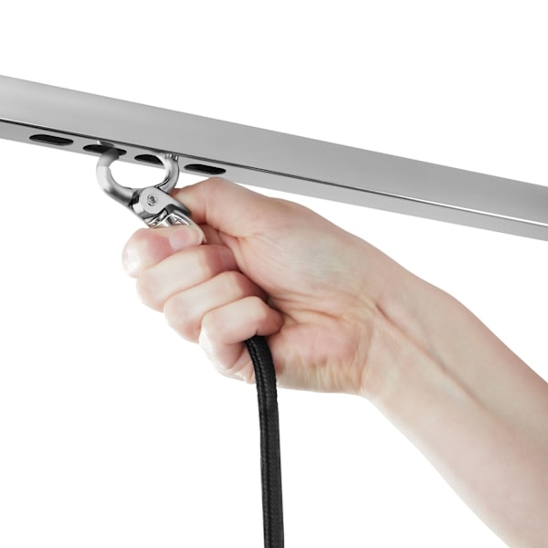 tectake Trimmebord med galge -  sort/grå Grey