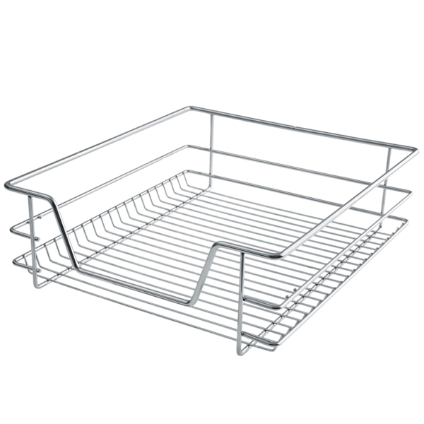 tectake Teleskopskuffe til køkken- og soveværelsesskabe - 50 cm 50 cm Grey