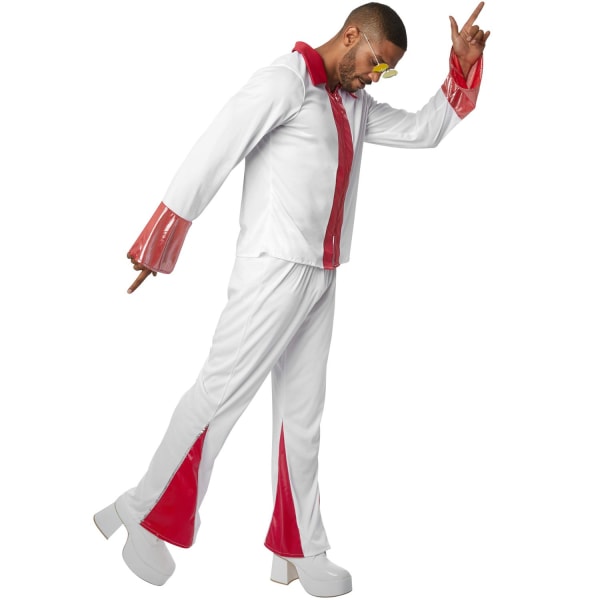 tectake Disco danser kostume White XXL