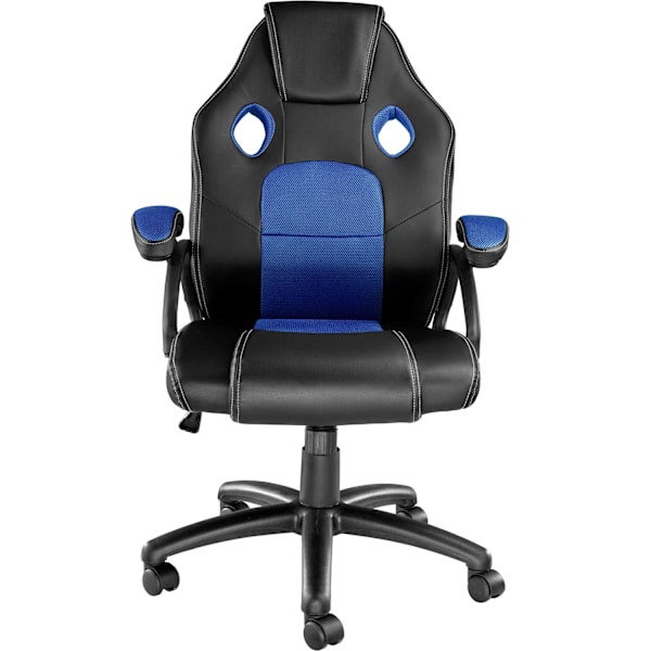 tectake Gamerstol Mike -  sort/blå Blue