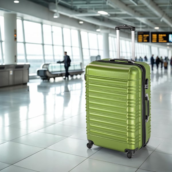 tectake Kufferter, sæt med 4 dele -  grøn Green one size
