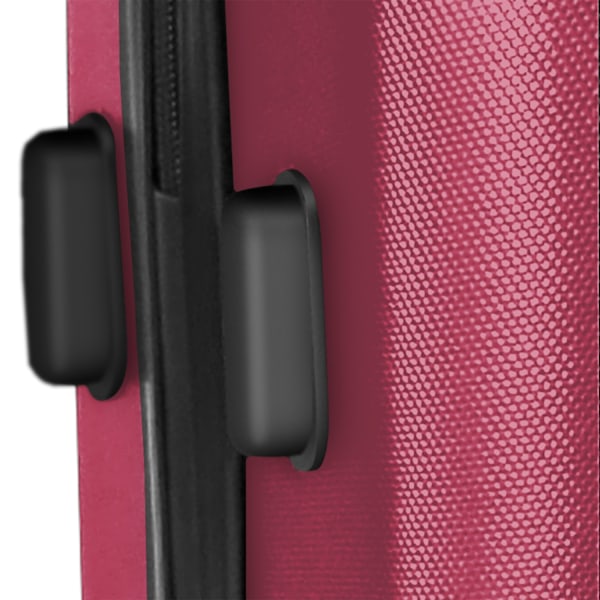 tectake Kuffertsæt hardcase -  rød Red one size