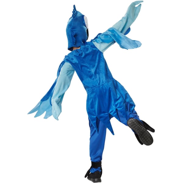 tectake Sjov blå papegøje kostume Blue 140 (9-10y)