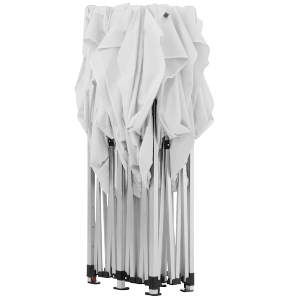 tectake Easy up pavillon Viola 3x6 m med 4 sidestykker -  hvid White