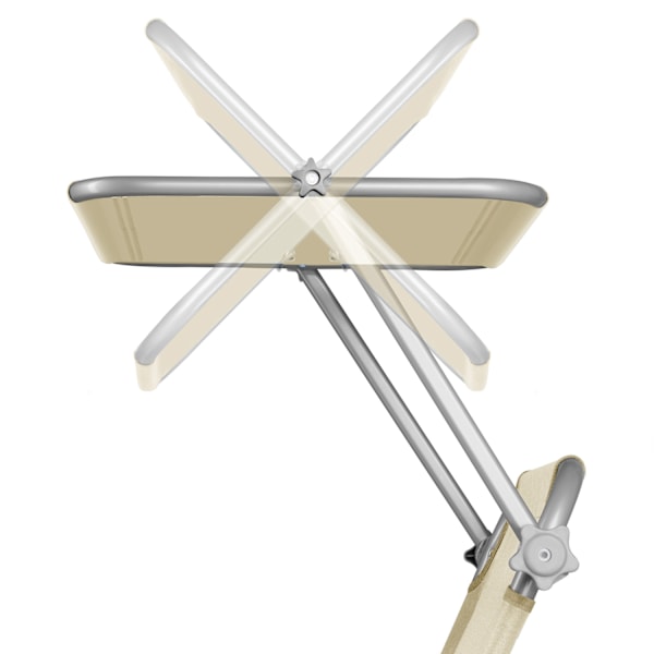 tectake Solseng med 4-trin, 2 stk. -  beige Beige