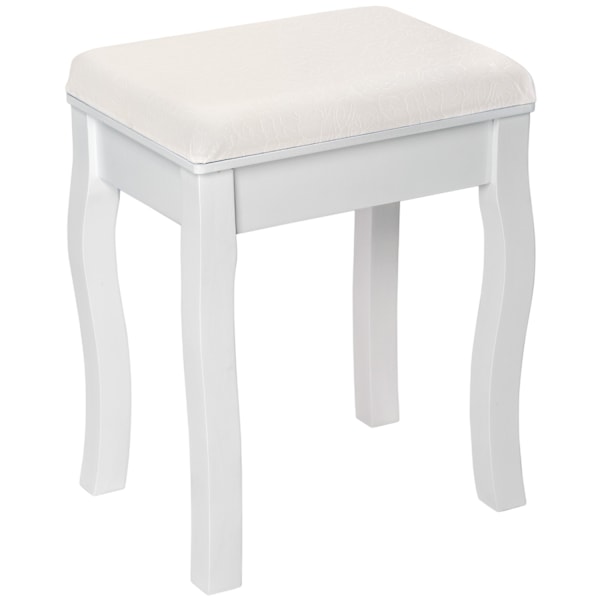 tectake Skammel til sminkebord White