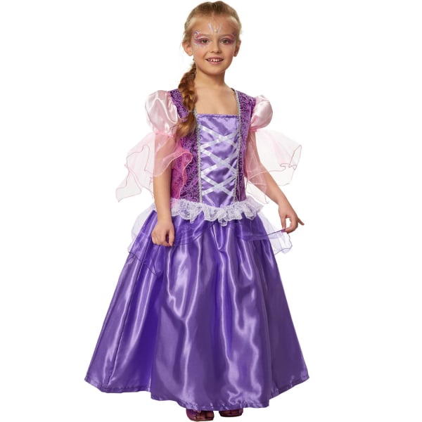 tectake Prinsesse Lavendel børnekostume Purple 128 (7-8y)