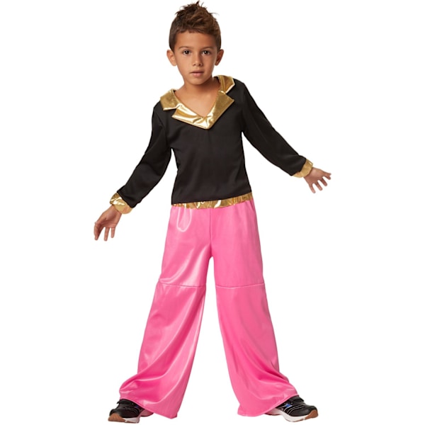tectake Disco danser børnekostume Pink 116 (5-6y)