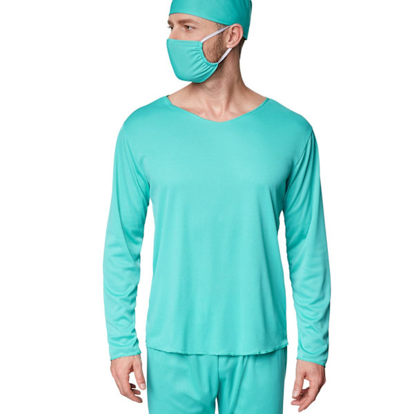 tectake Kirurg kostume Blue M