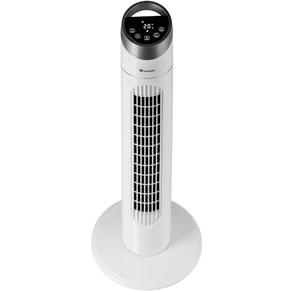 tectake Tårnventilator 90 cm White