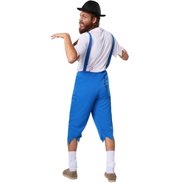 tectake Halloween Oktoberfest kostume White XXL