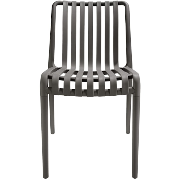 Havestole Alcudia, vejrbestandige, stabelbare - anthrazit,Sæt med 4 stk. Graphite grey