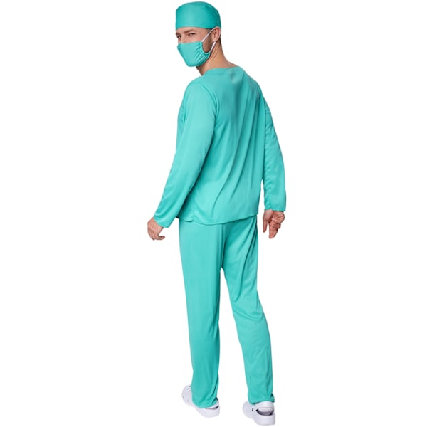 tectake Kirurg kostume Blue M