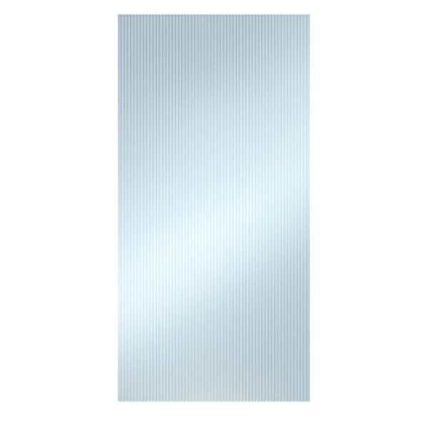 tectake 10 polycarbonat termoplader, kan skæres - 121 x 60,5 x 0,38 cm 121 x 60,5 x 0,38 cm Transparent