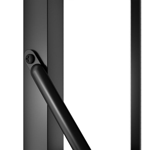 tectake Reol Glasgow 106 x 34,5 x 179,5 cm -  Industrielt mørkt træ, rustikt Dark brown