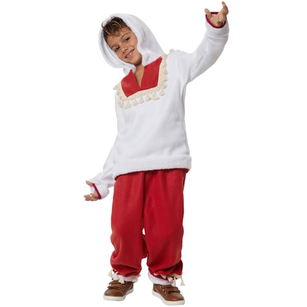 tectake Cool Eskimodreng børnekostume White 128 (7-8y)